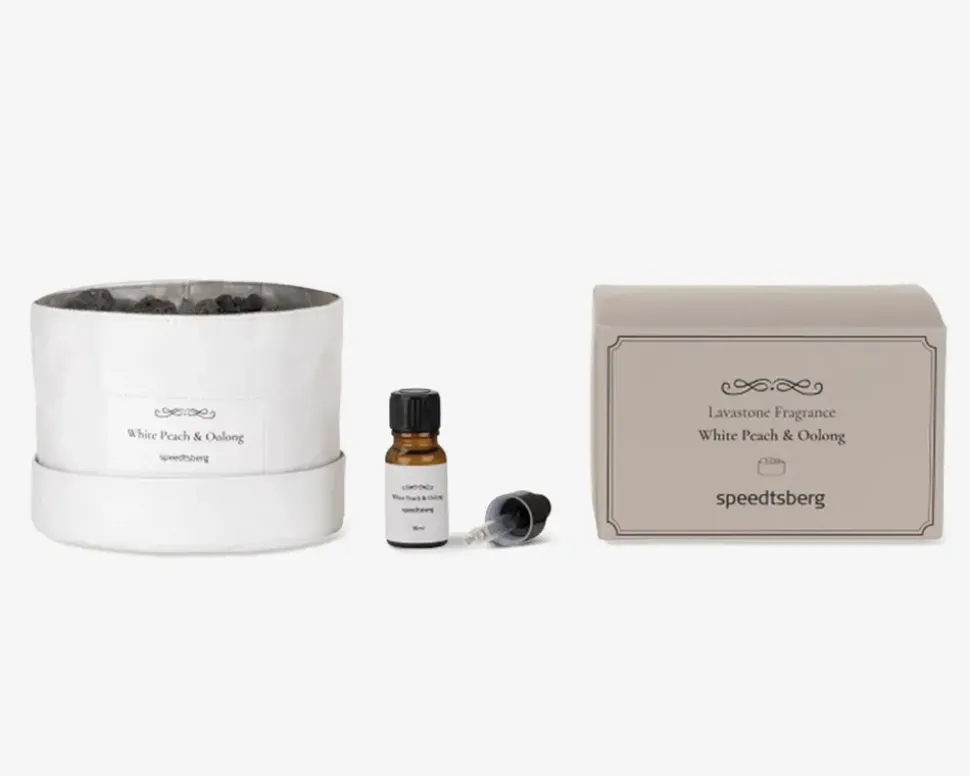 Duft diffuser med lavasten - White peach & Oolong