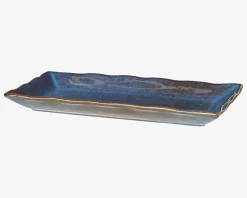 Fad Rektangulær Blå 25,5x12 cm