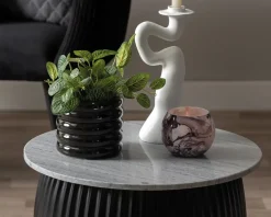 Fyrfadsstage votive blended small grå Ø.8 cm