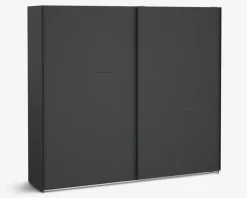 Garderobeskab Case grå B. 244 x H. 221 cm
