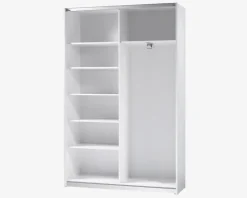 Garderobeskab m. 2 skydedøre