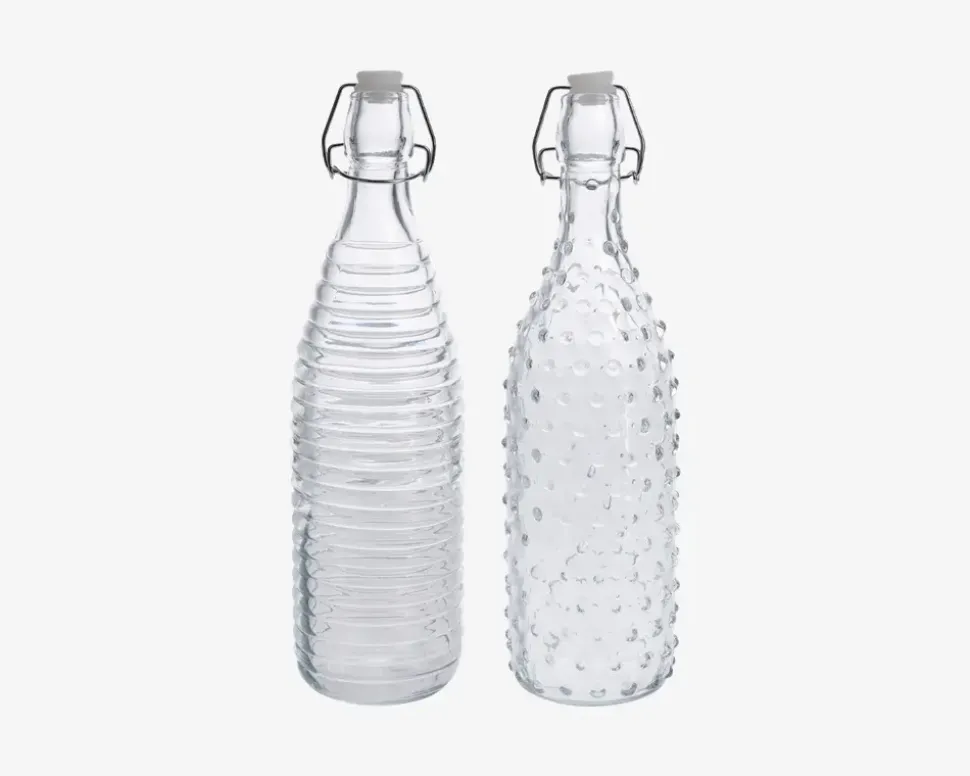 Glas Flaske 1000 ml Ass.