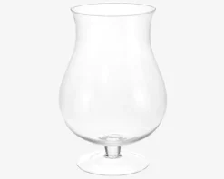Glas Vase Cognac Shape H.32cm