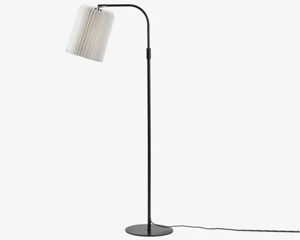 Gulvlampe Peak Papir Sort H.145 cm