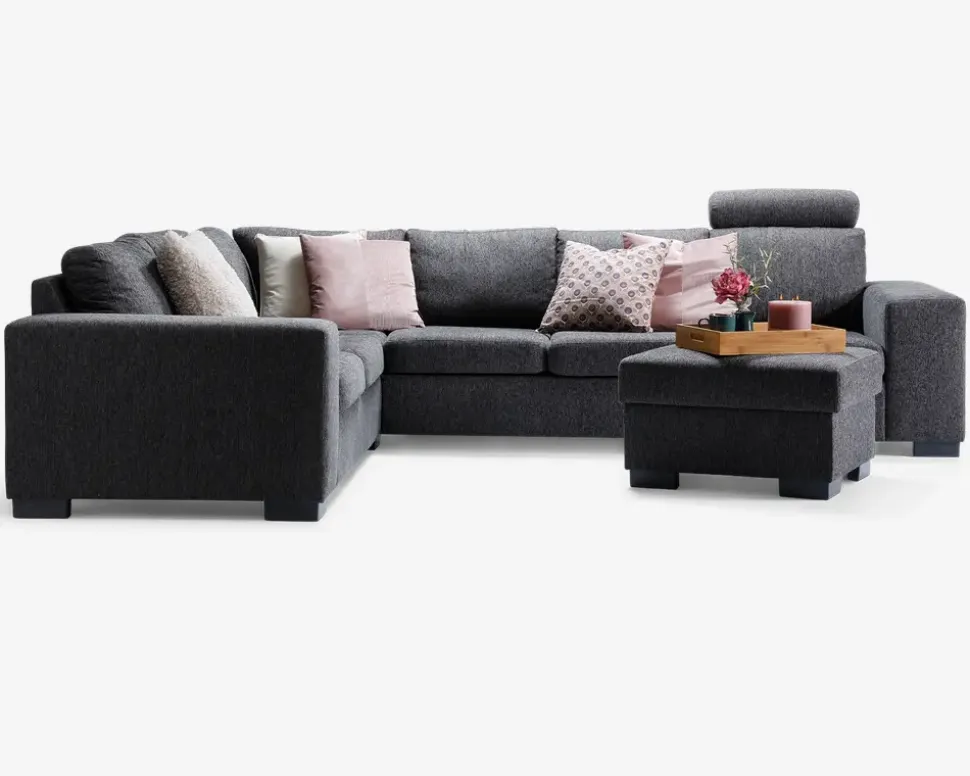 Hjørnesofa Darling Antracit
