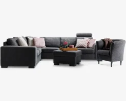 Hjørnesofa Darling Antracit
