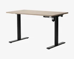 Hæve-Sænkebord 70x130 cm Eg/Sort