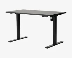 Hæve-Sænkebord 70x130 cm Sort/Sort