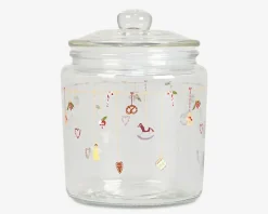 Julekrukke glas H.16xØ.12 cm