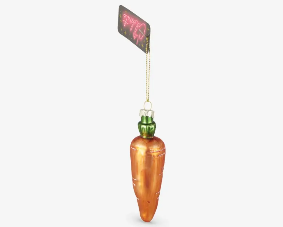 Juleornament grøntsag ass H.9 cm