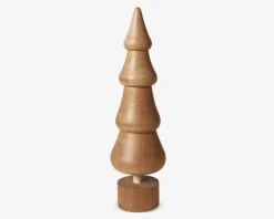 Juletræ Sapele træ H. 14,5 cm