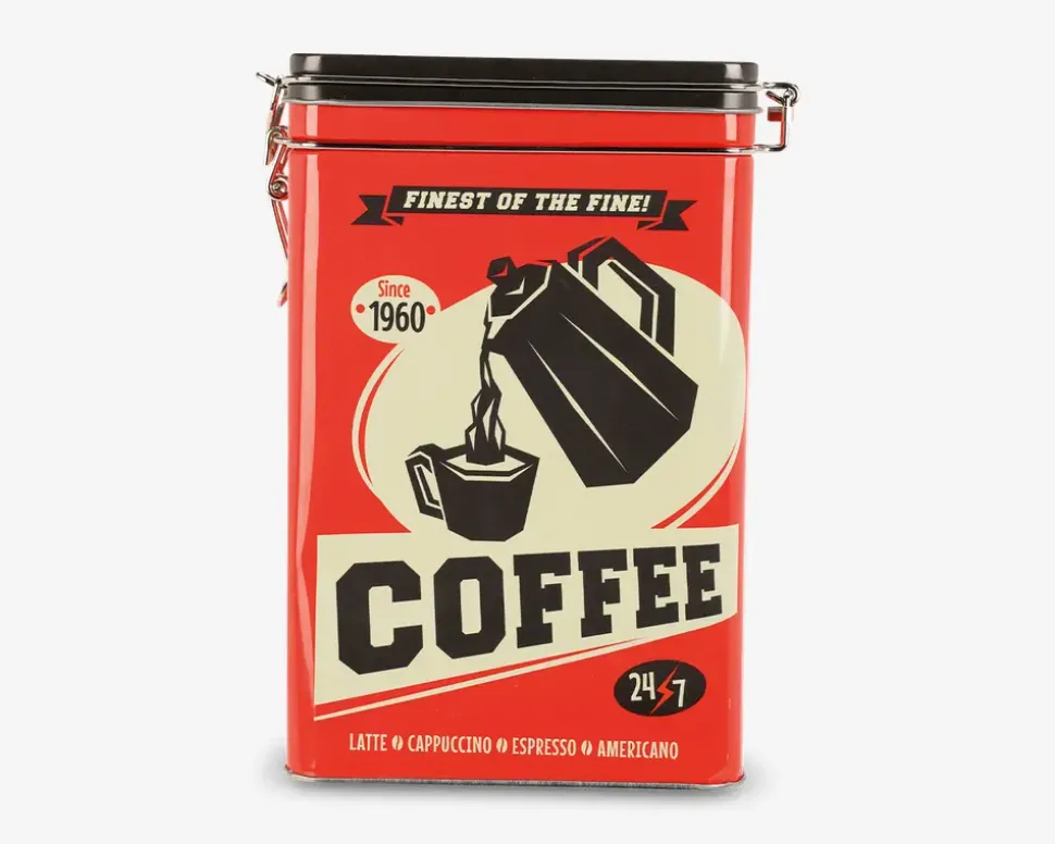 Kaffedåse retro ass H.18 cm