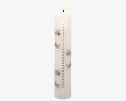 Kalenderlys LED Dansk Jul H.25cm