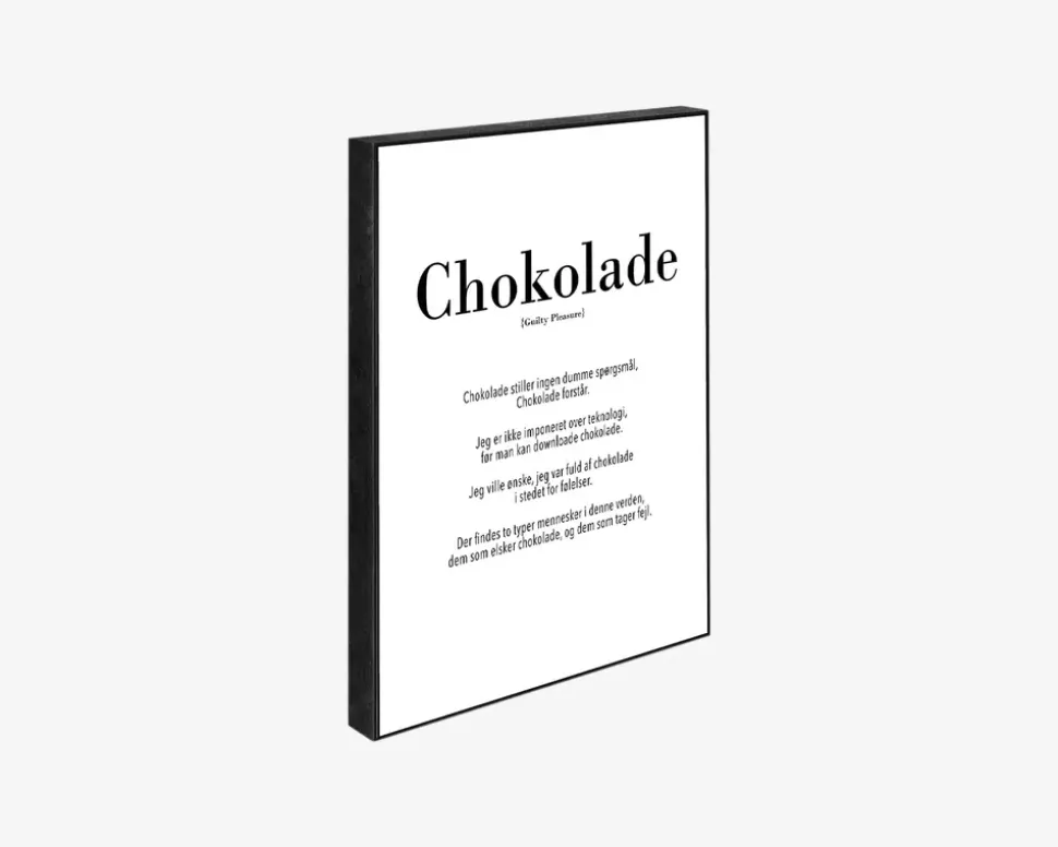 Klods Chokolade 15x21 cm