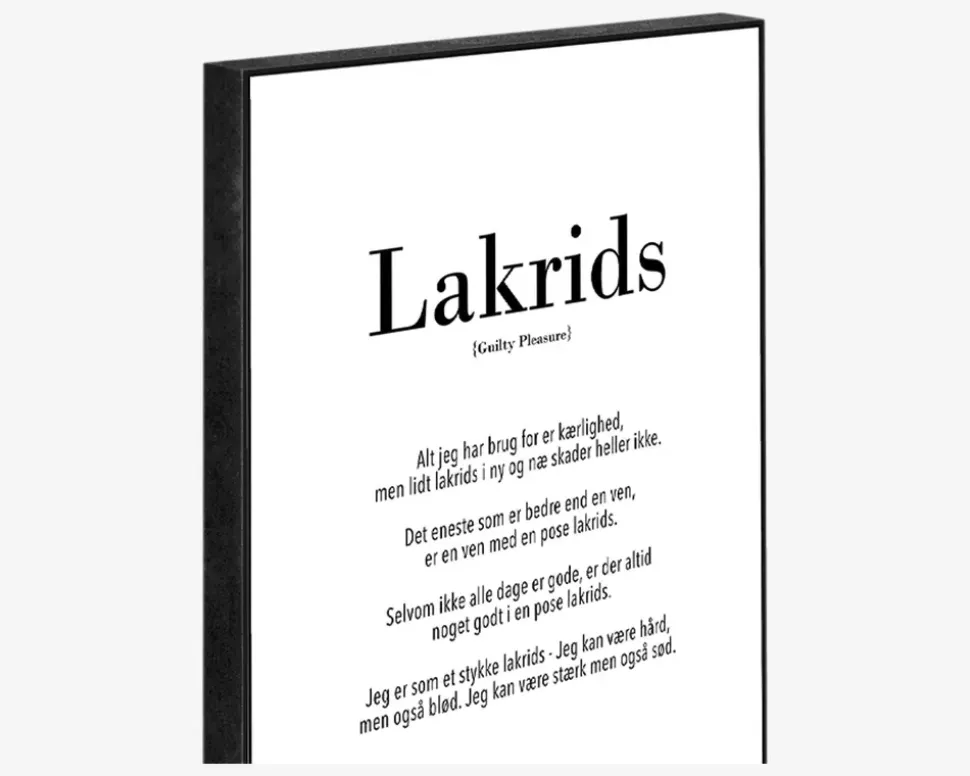 Klods Lakrids 15x21 cm