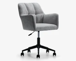 Kontorstol beige møbelstof