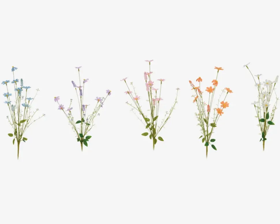 Kunstig Stilk Med Blomst H.69 cm