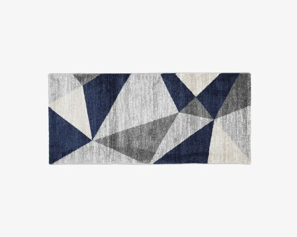 Løber Trigon Blå 80x150 cm