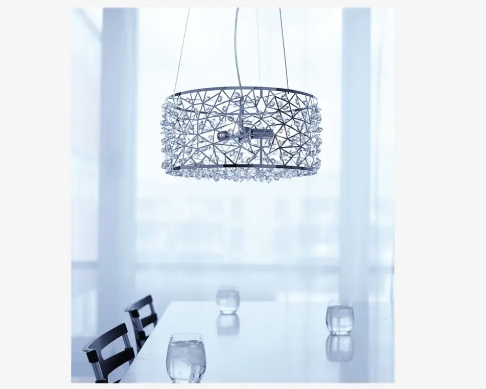Loftlampe City Krom Ø.42 cm