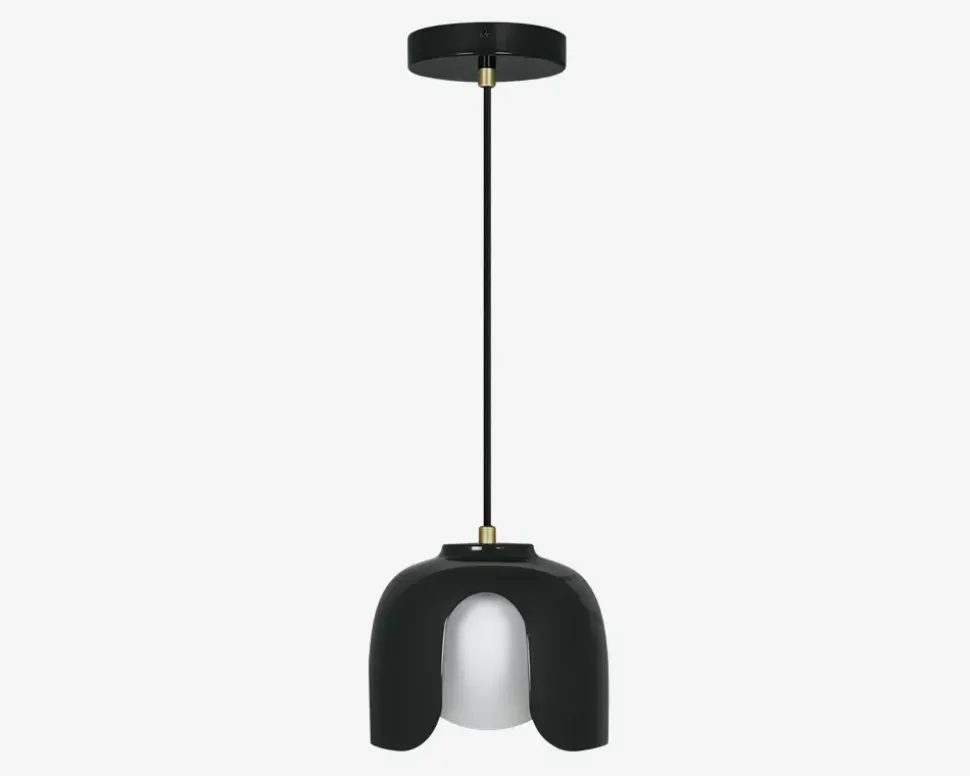 Loftlampe Corolle sort Ø.20 cm