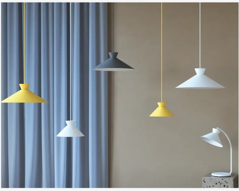 Loftlampe Dial Hvid Ø.25 cm