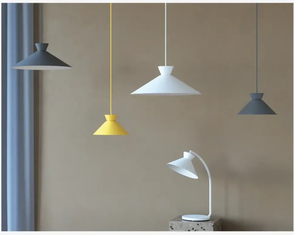 Loftlampe Dial Hvid Ø.45 cm