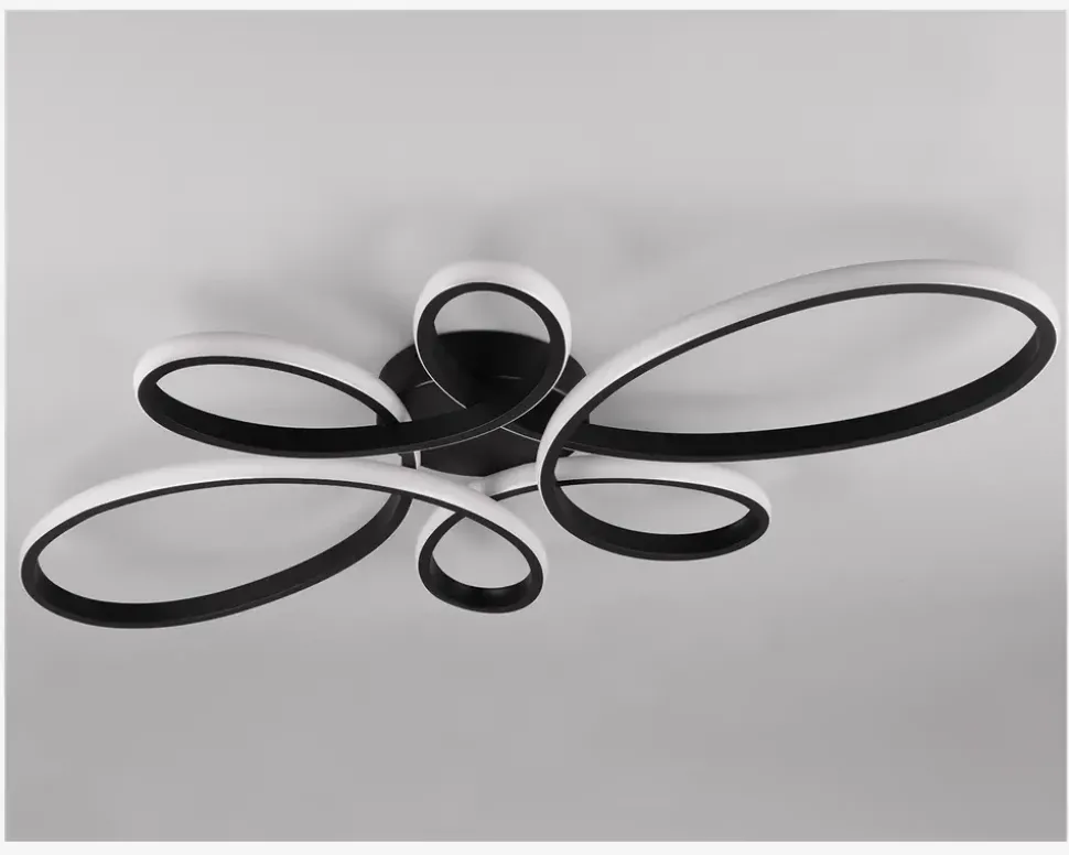 Loftlampe Fly Sort L.83 cm
