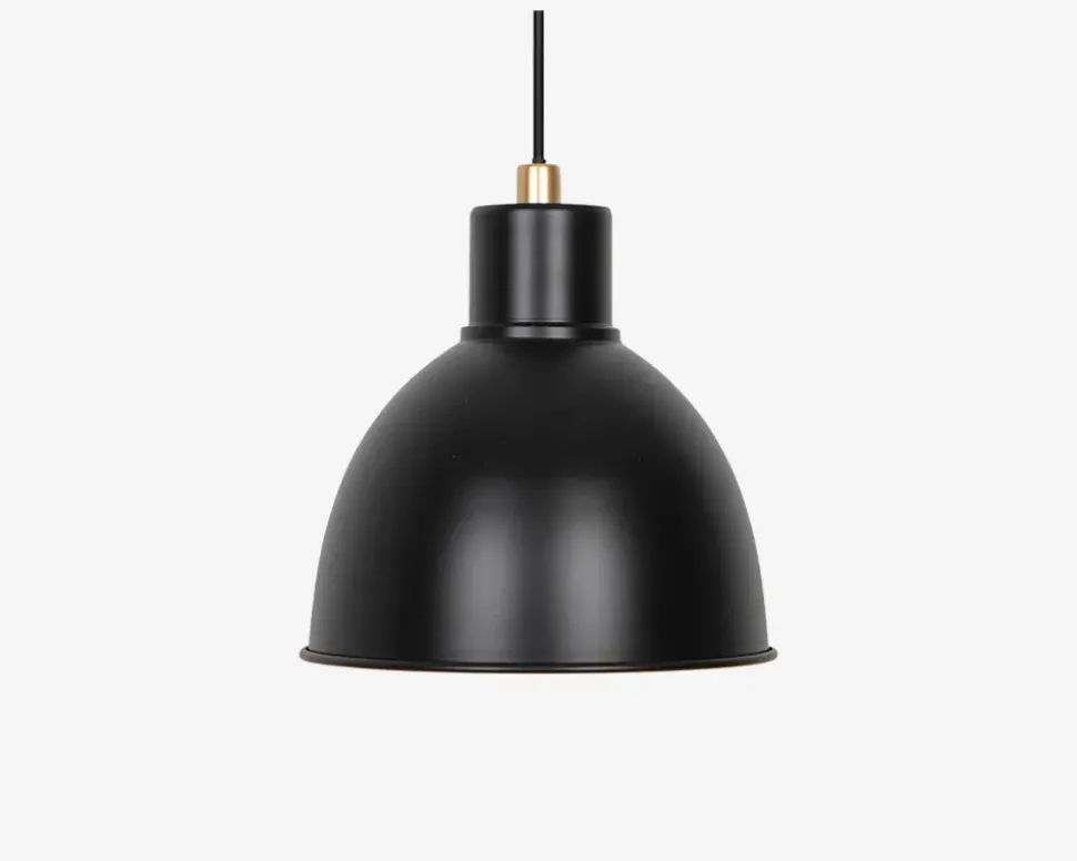 Loftlampe Pop Mat Sort Ø.21,5 cm