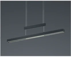 Loftlampe Trajan Sort L.150 cm