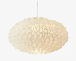 Loftlampe Villo Hvid Chiffon Ø.30 cm