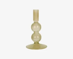 Lysestage Bubbles Mosgrøn H.16 cm