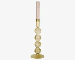Lysestage Bubbles Mosgrøn H.25 cm