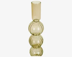 Lysestage Bubbles Mosgrøn H.25 cm