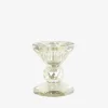 Lysestage Lysebrun Glas H.7 cm