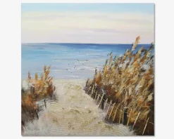 Maleri siv 80x80 cm