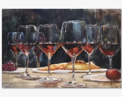 Maleri vinglas 80x120 cm