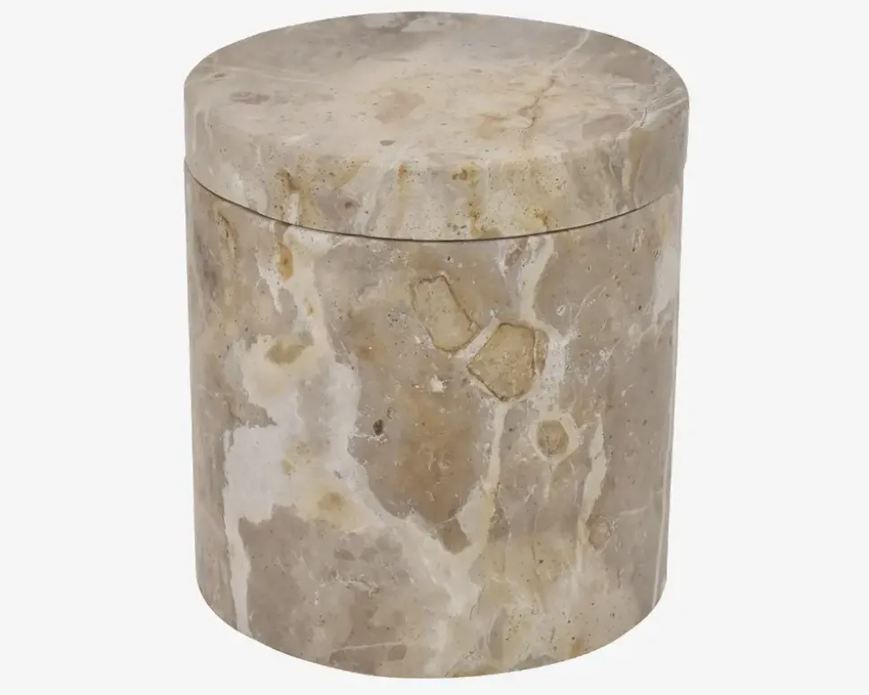 Marmor Krukke Med Låg Sand H.11