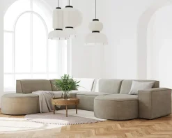 Modul med armlæn til højre Quadrato