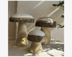 Mushroom natur H.21 cm