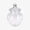 Opbevaringskrukke Med Låg Glas H.19 cm