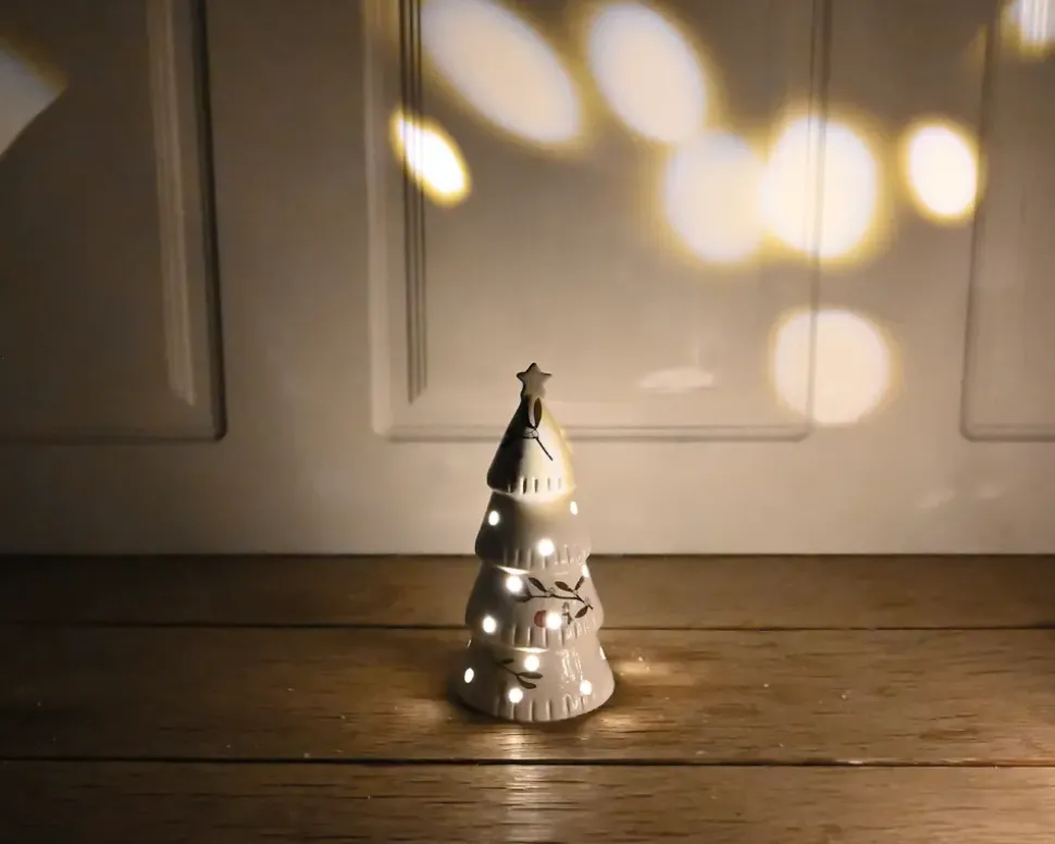 Ornament juletræ LED sæt 3 stk.