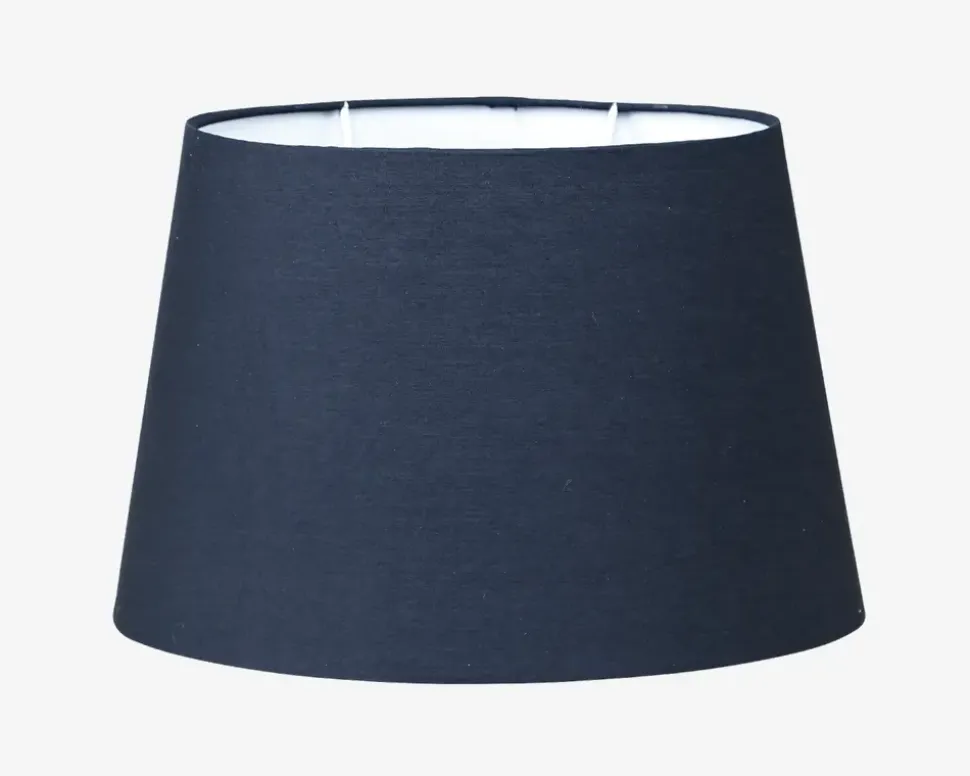 Oval Skærm H. 20,30 cm Sort