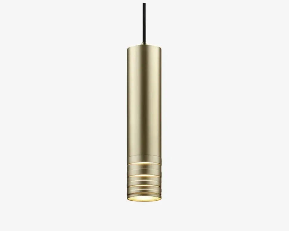 Pendel Tubex Mat Guld H.26 cm