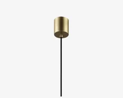 Pendel Tubex Mat Guld H.26 cm
