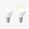 Philips Hue Pære Krone Standard 2-pak