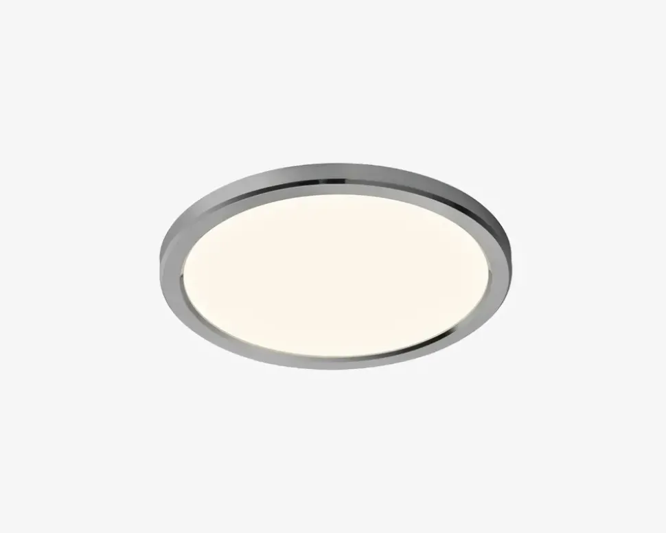 Plafond Oja Krom/Hvid Ø.30 cm