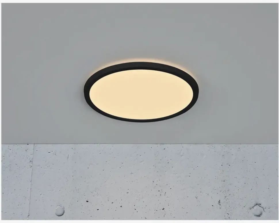 Plafond Oja Sort Ø.29,4 cm