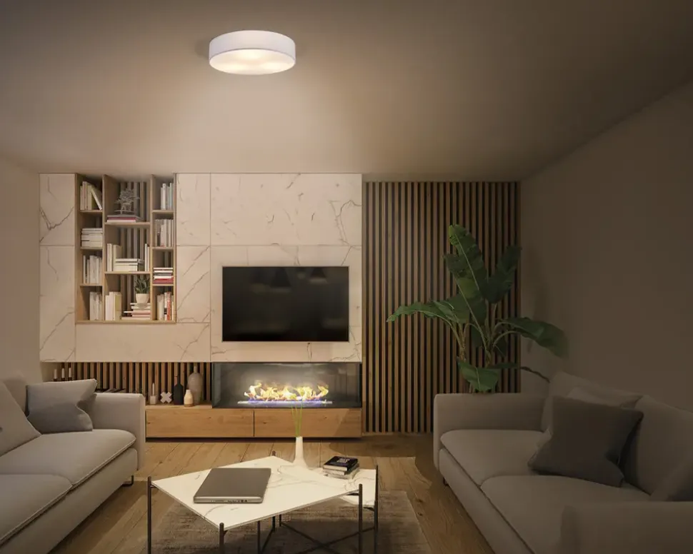 Plafond Paris hvid Ø.30 cm