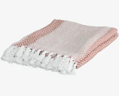 Plaid Throws Agatha Old Rose
