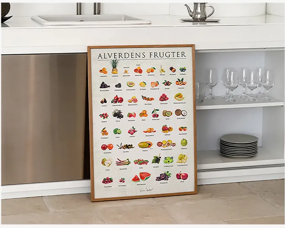 Plakat Alverdens Frugter